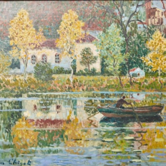 La Sèvre nantaise at Clisson, view from Henri IV Park