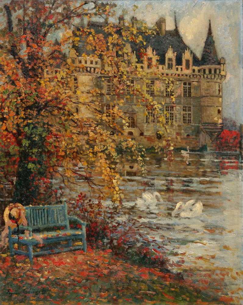  Paysage de parc en automne 