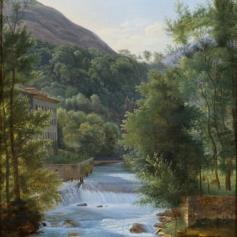 Landscape with Waterfall