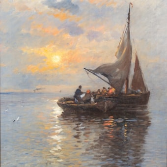 Fishing Boats at Twilight