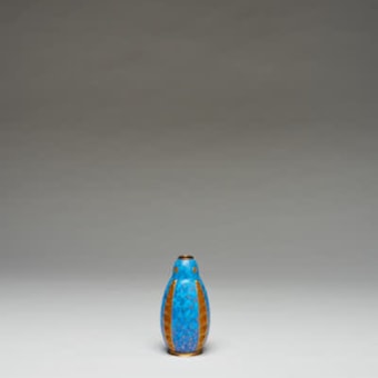 Blue, Gold Vase