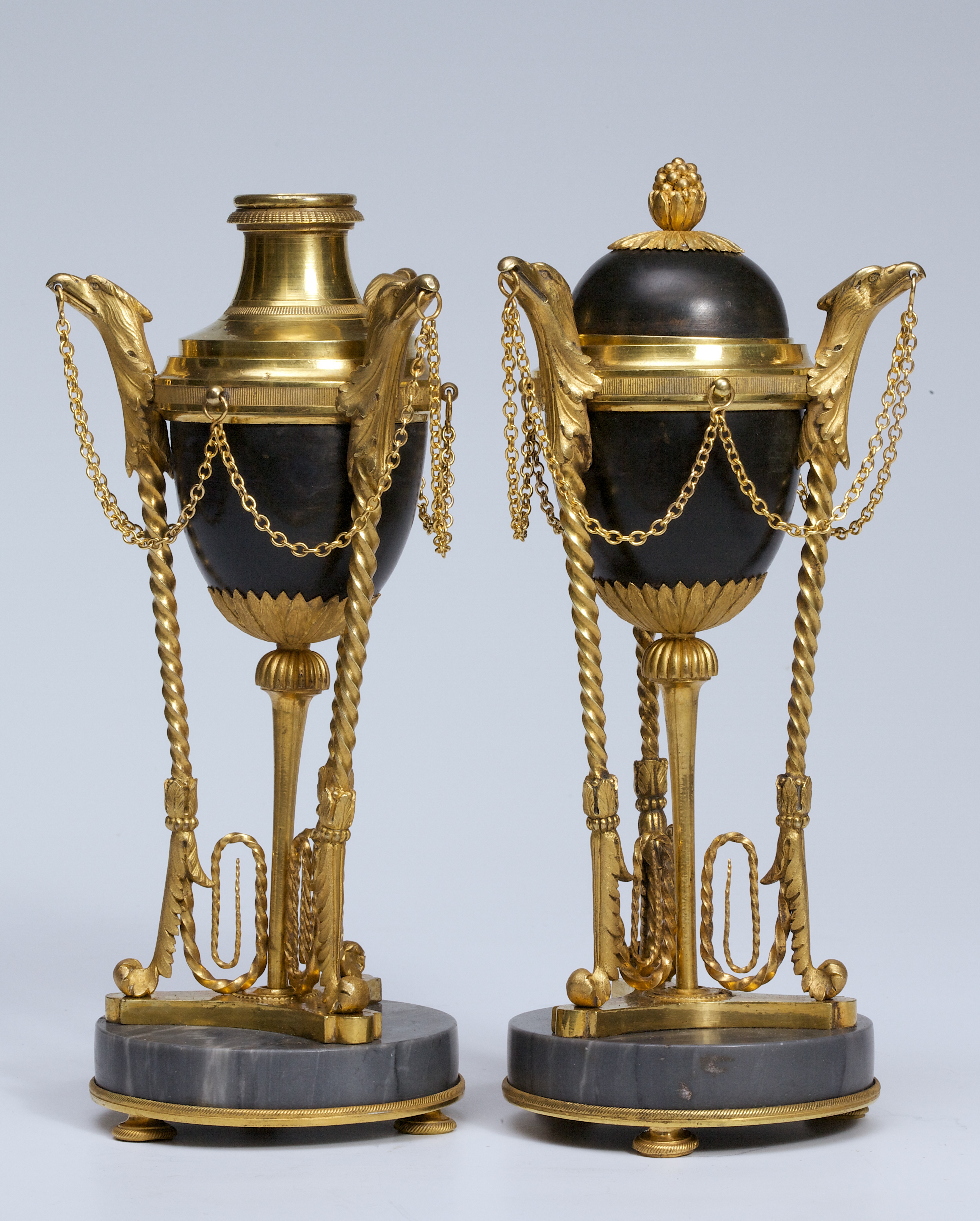 A Pair of French Cassolettes