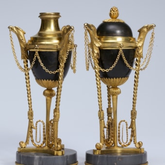 A Pair of French Cassolettes
