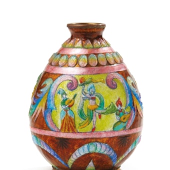 Oriental Dancers Vase