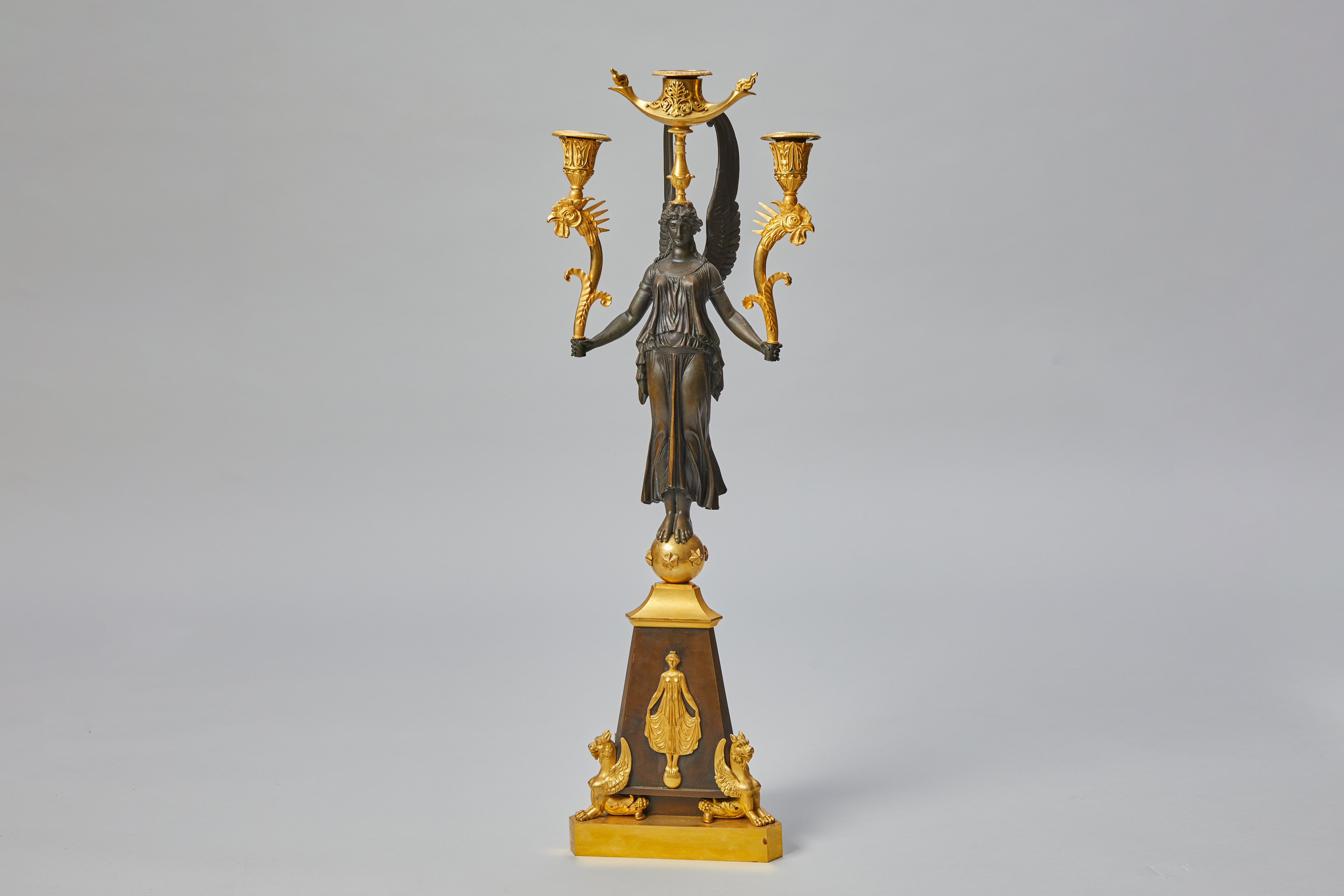 Extraordinary Candelabrum La Victoire