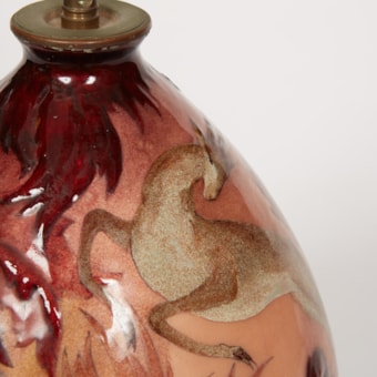 Azyadée Vase "Deer in an Autumn Landscape"