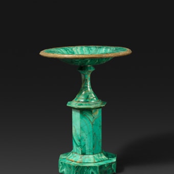 A Large Malachite Bowl