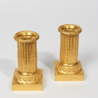 A Pair of Small Candlesticks