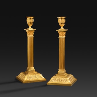 A Pair of Candlesticks "Würth