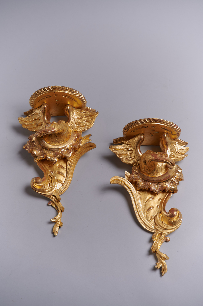 A Pair of Wall Consoles