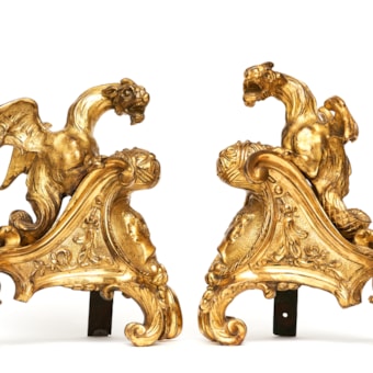 A Pair of Rare Andirons