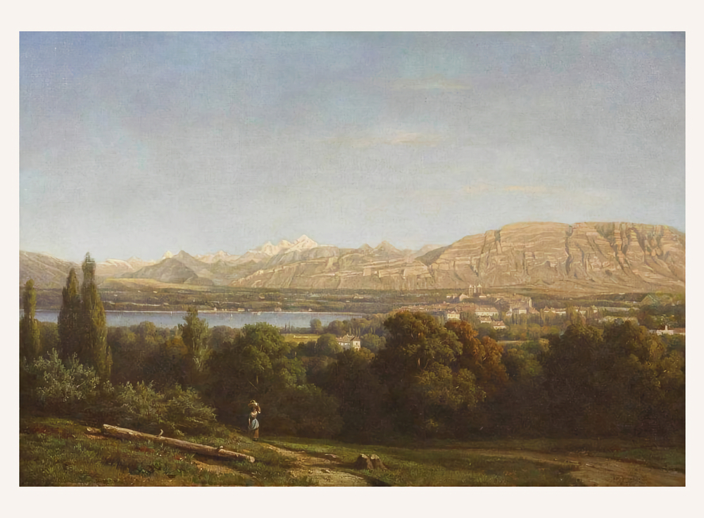 View of Geneva on Lake Geneva