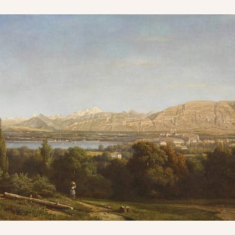 View of Geneva on Lake Geneva