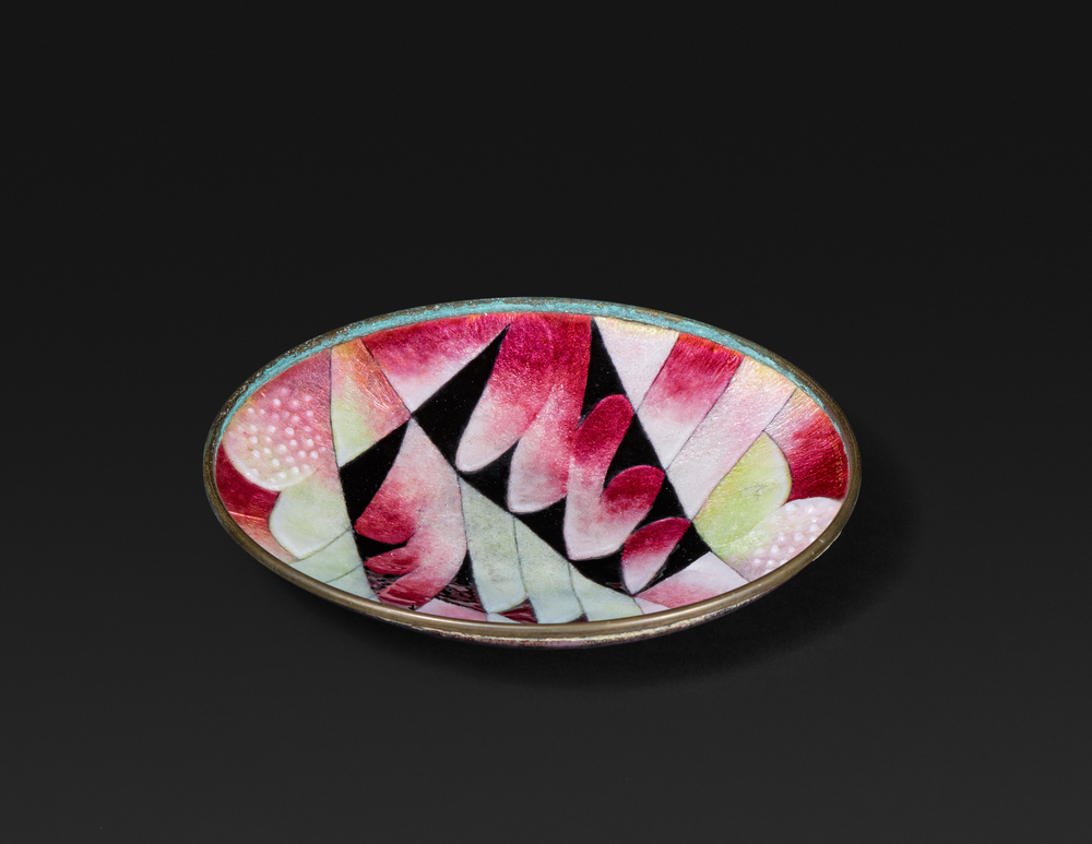 Enameled Copper Bowl