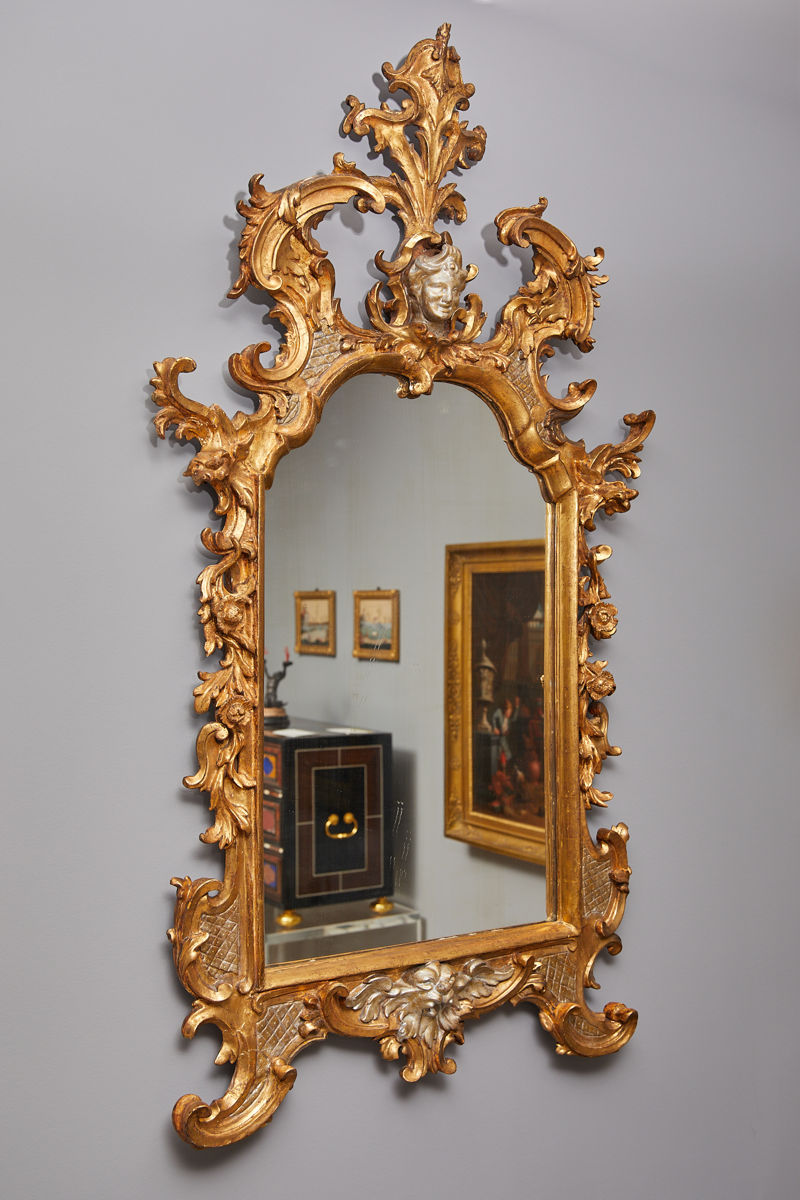 Florentine wall mirror
