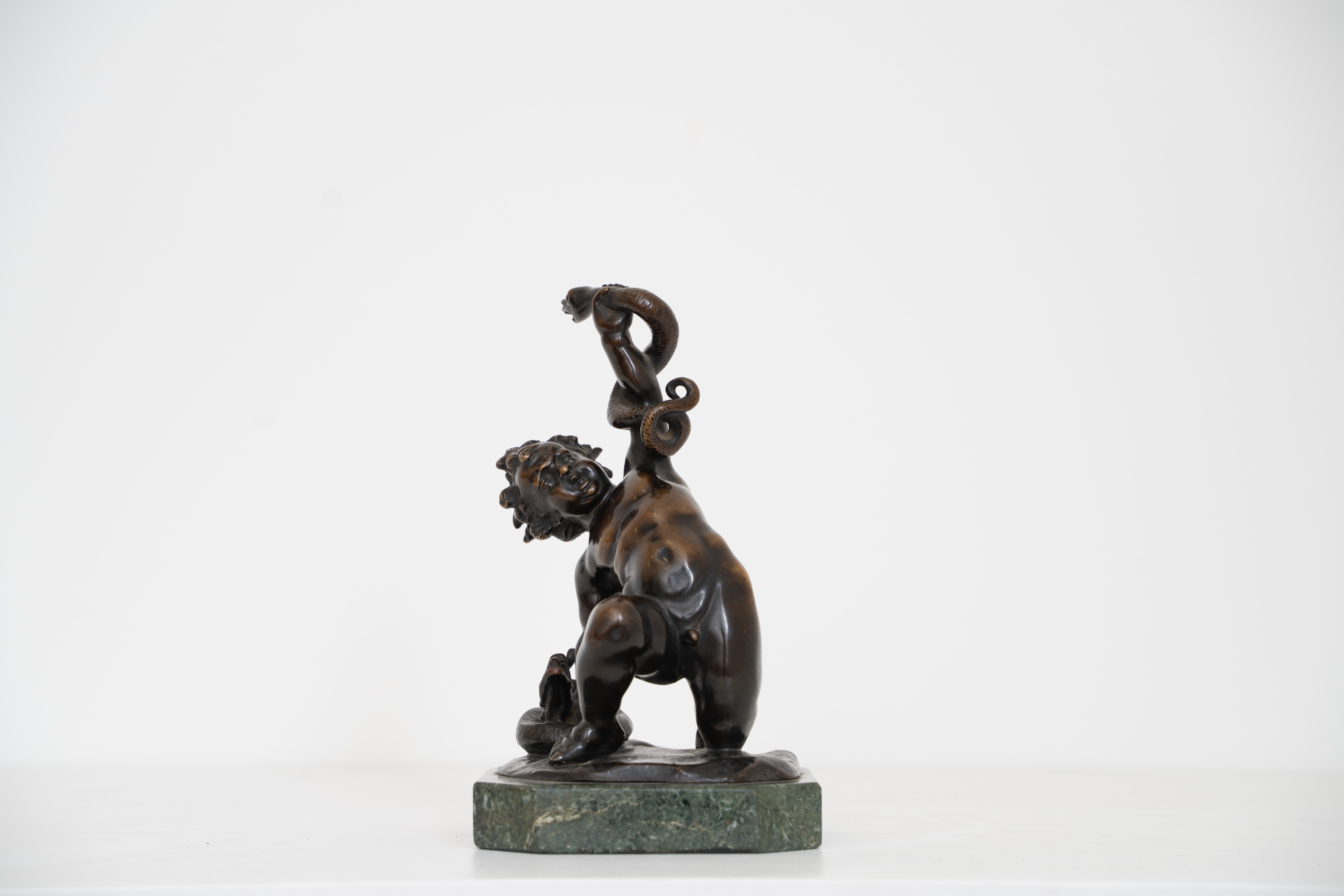 The Young Hercules Fighting Hera’s Two Serpents