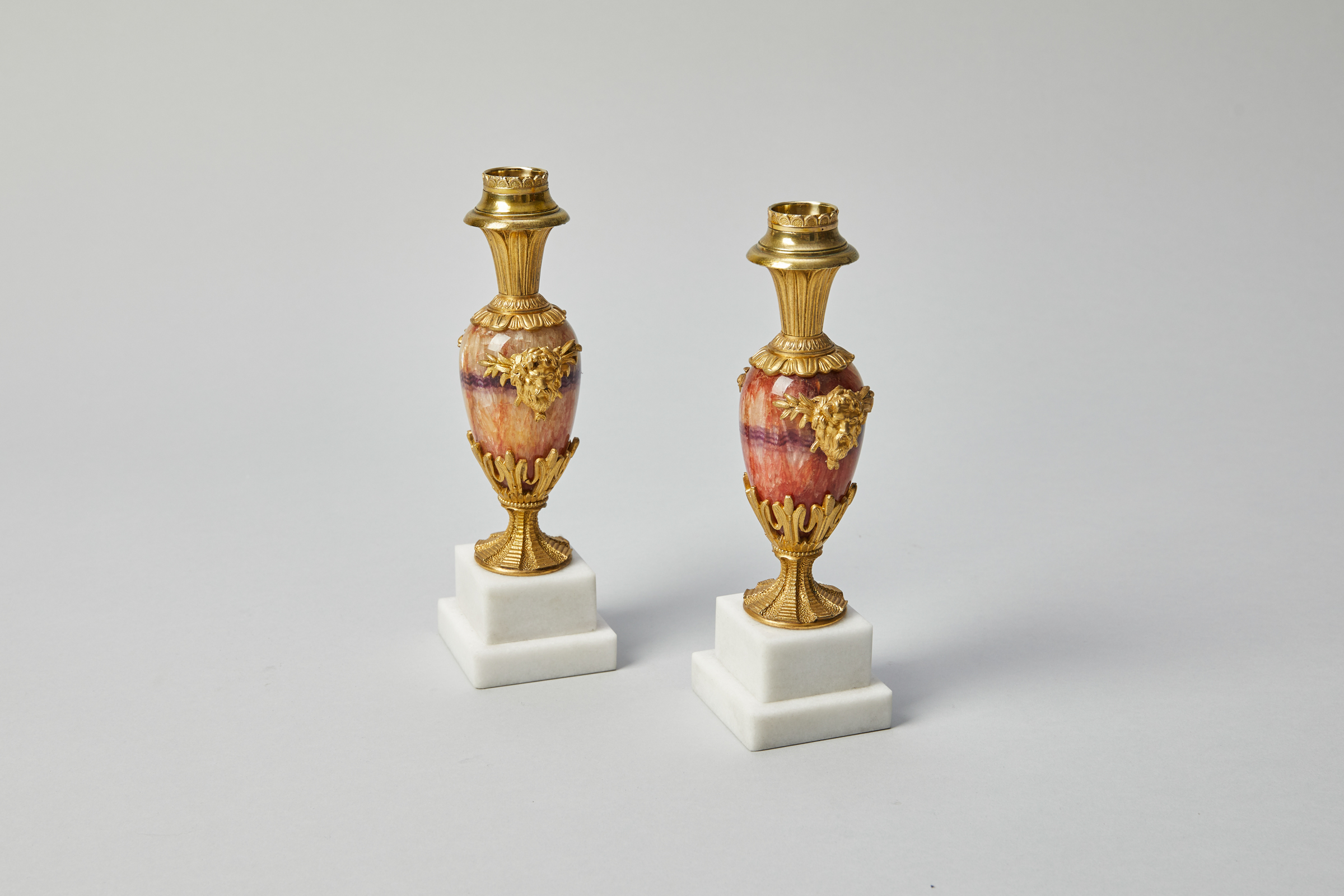 Ein Paar kleine balusterf&#246;rmige Cassolettes &quot;Boulton