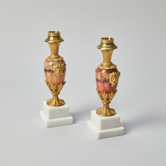 A Pair of Small Baluster-Shaped Cassolettes "Boulton