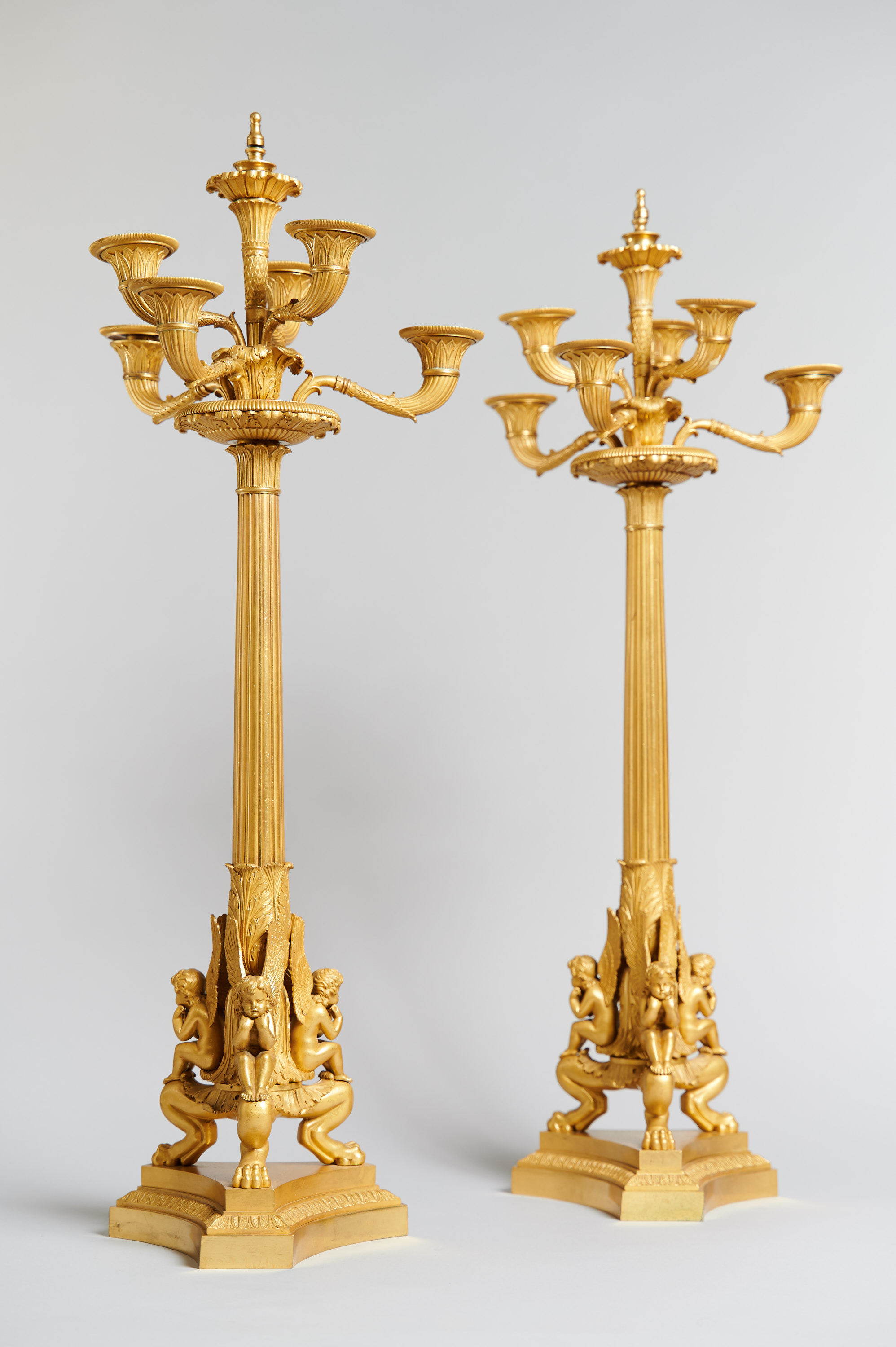 A pair of candelabra