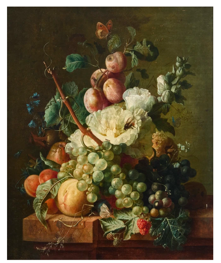 Nature morte aux fruits, aux fleurs et aux insectes