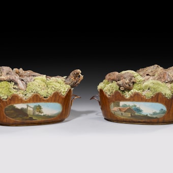 A Pair of Glass Coolers "Verrières